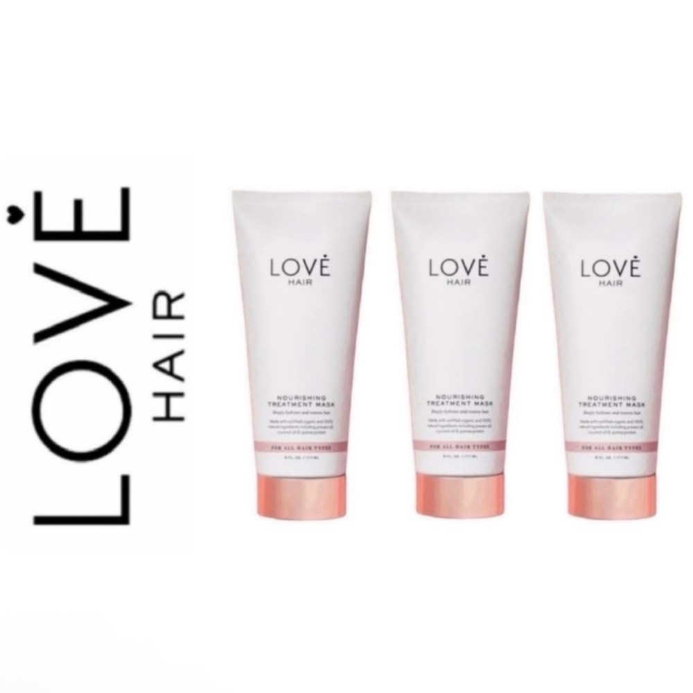 NWT (3) Love Hair Nourishing Treatment Mask